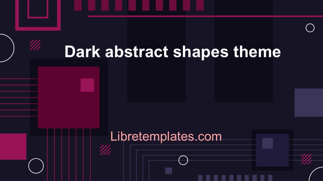 Dark background abstract shapes