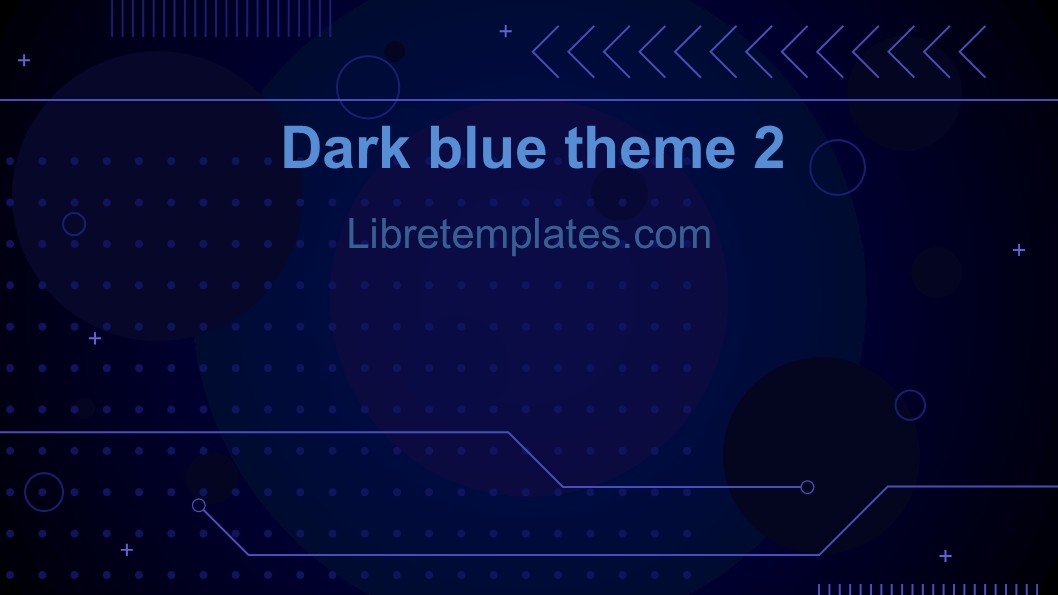 Tema blu scuro 2