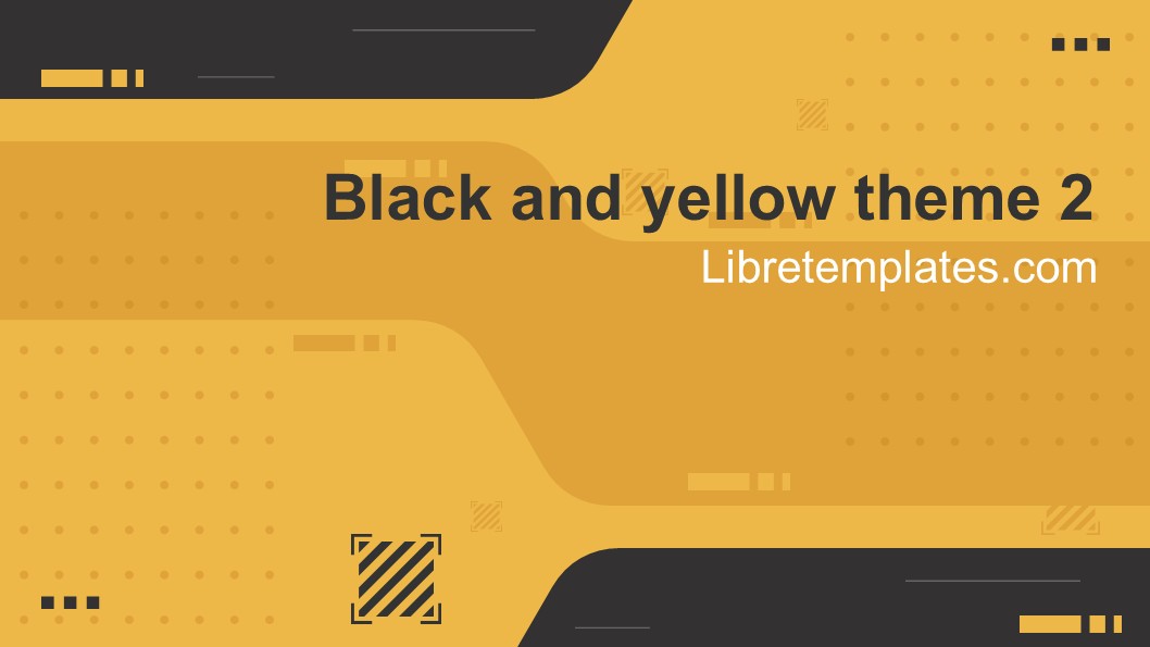 Tema negro y amarillo 2