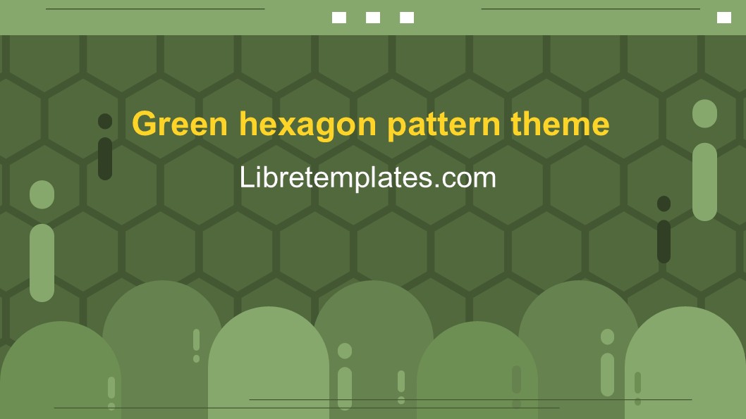 Green hexagonal pattern theme