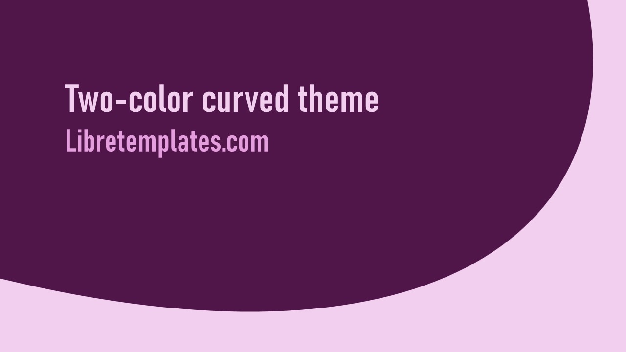 Two-colors pink theme