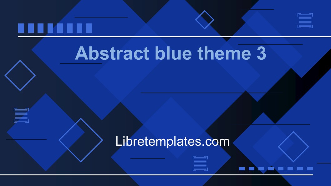 Abstract blue theme 3