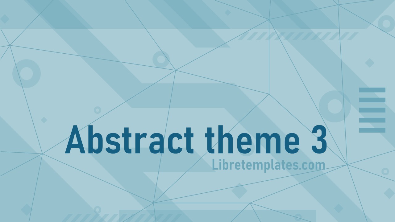 Abstract simple theme 3