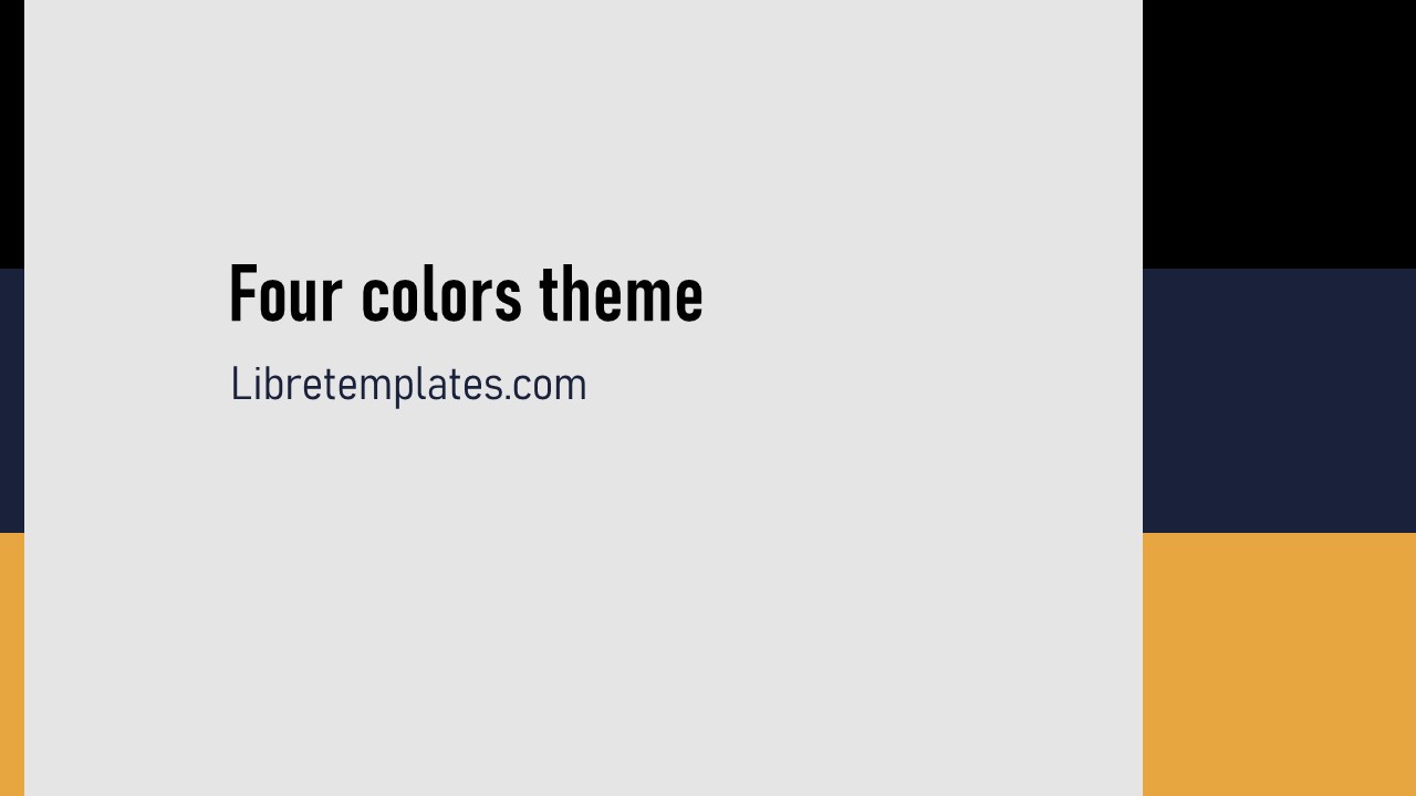 Four colors theme 5