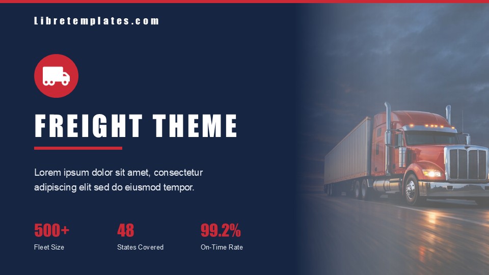 Freight trucking theme