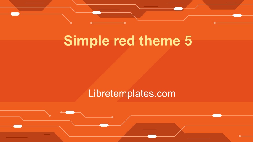 Simple red theme 5