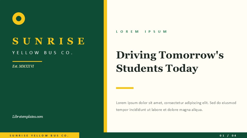 Bus company theme
