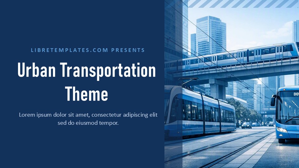 Urban transportation theme