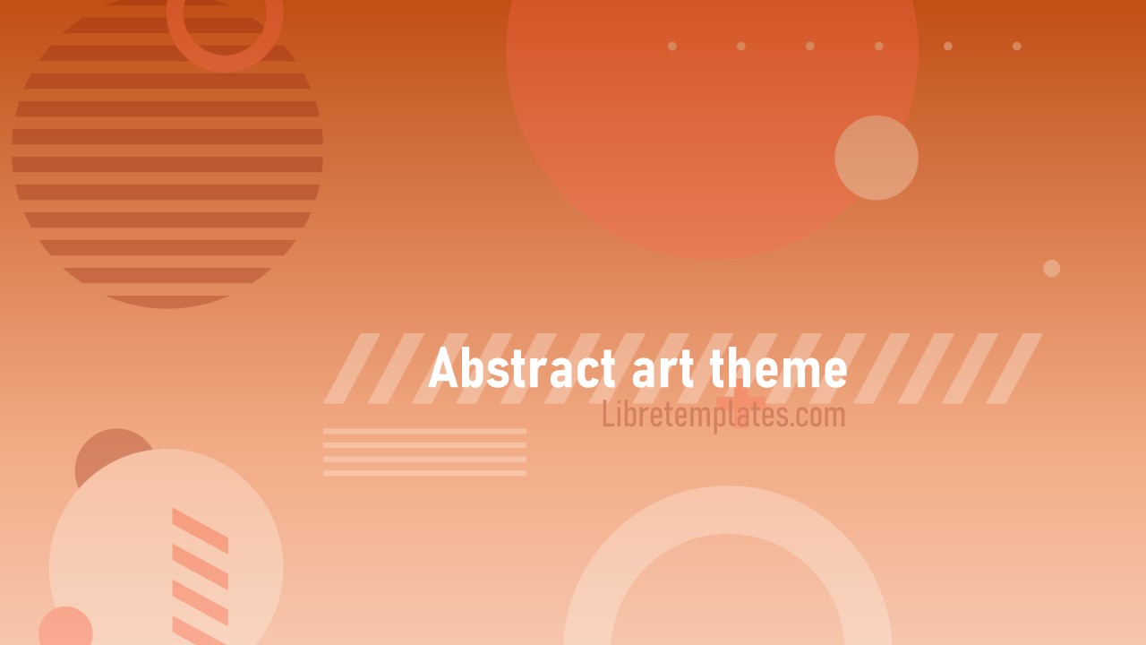 Abstract art theme