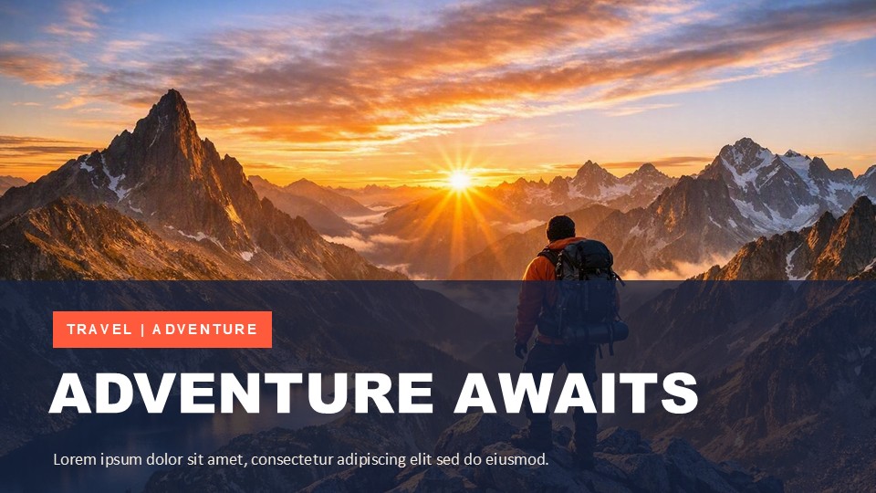 Adventure awaits theme