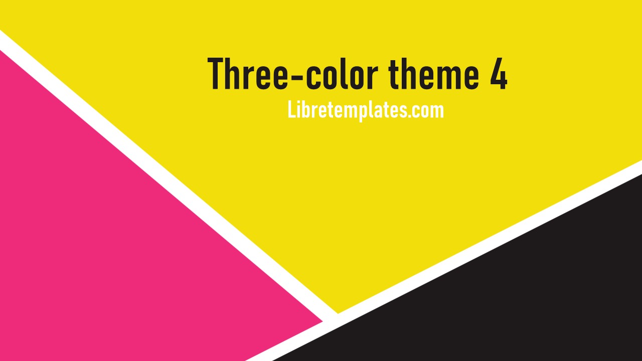 Three-colors theme 4