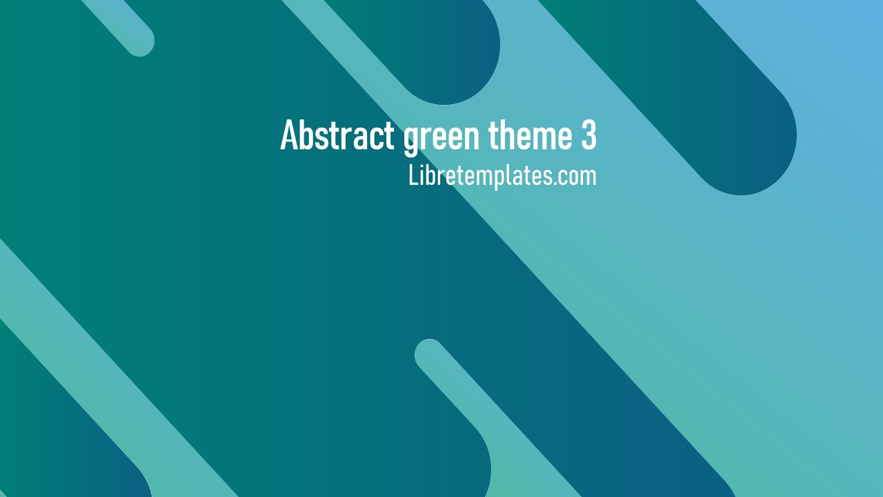 Tema abstrato verde 3