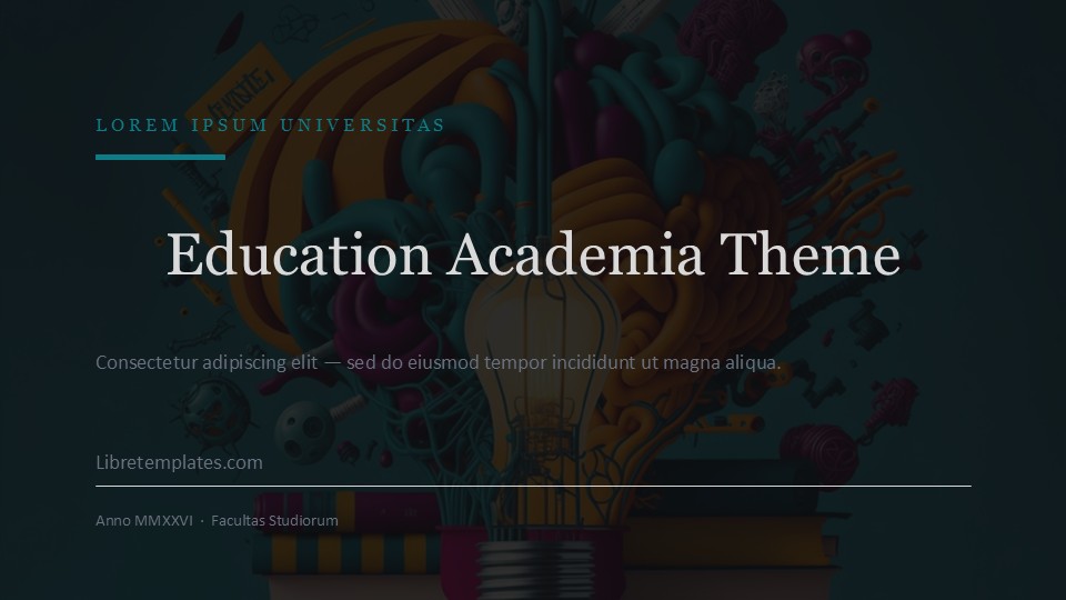 Tema acadêmico da educação