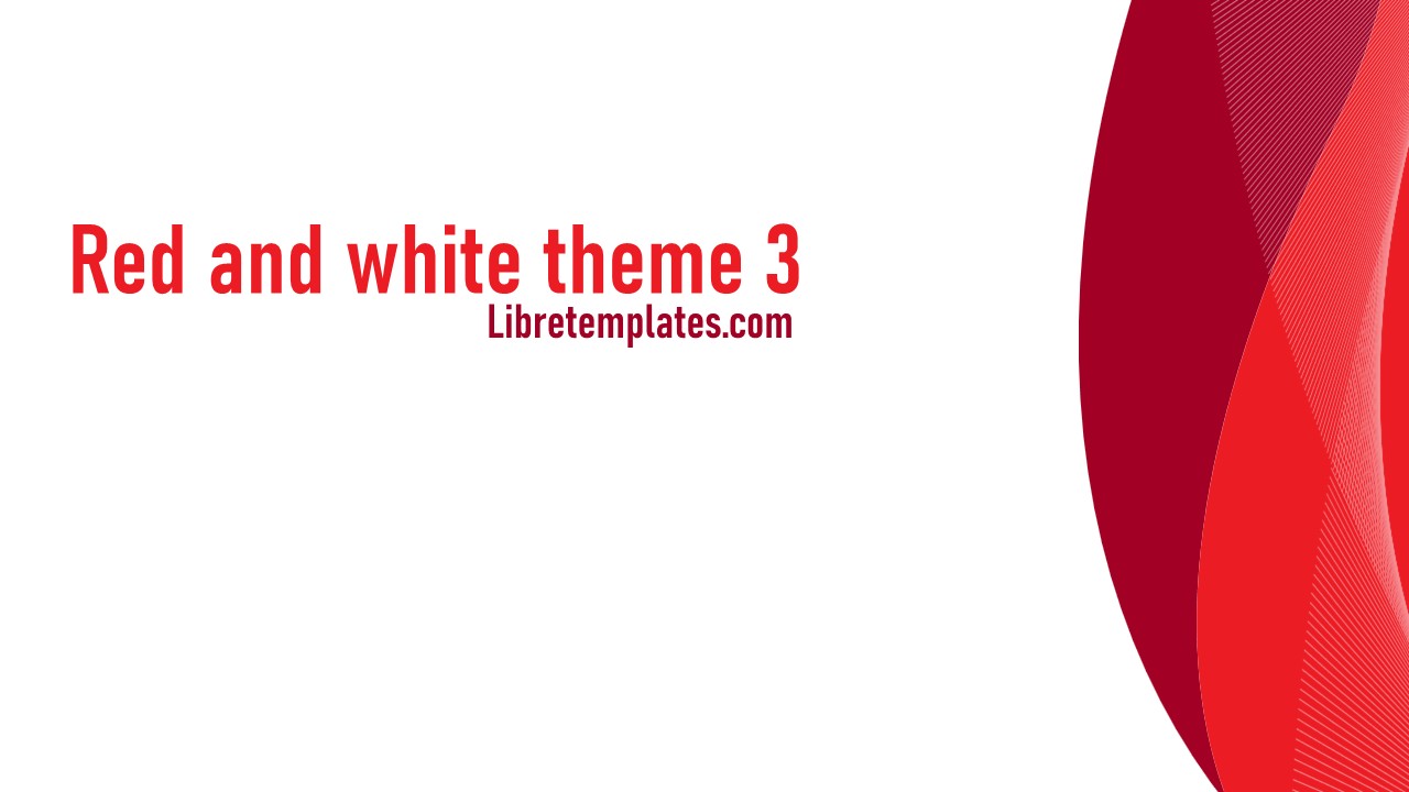 Tema rojo y blanco #3