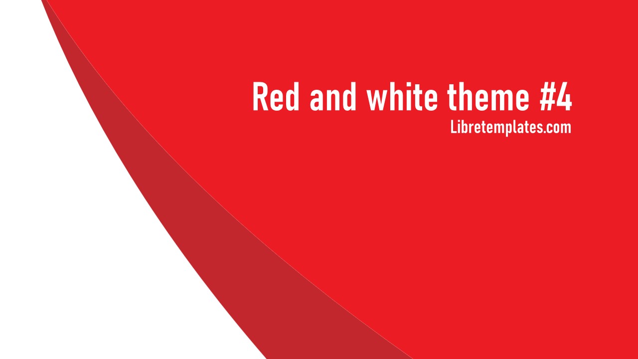 Red and white theme #4