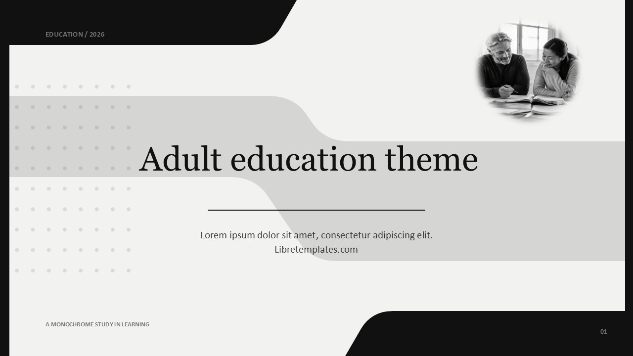 Adult education theme