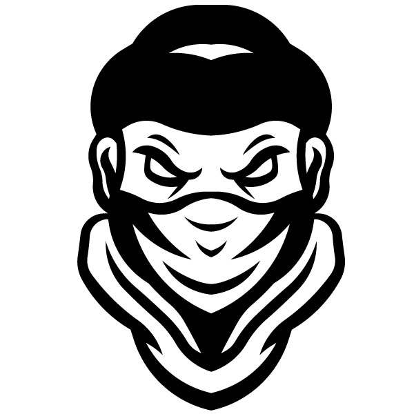 Hombre enmascarado con pasamontañas