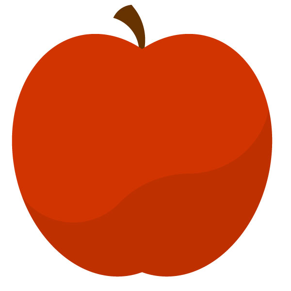 Icono de manzana roja