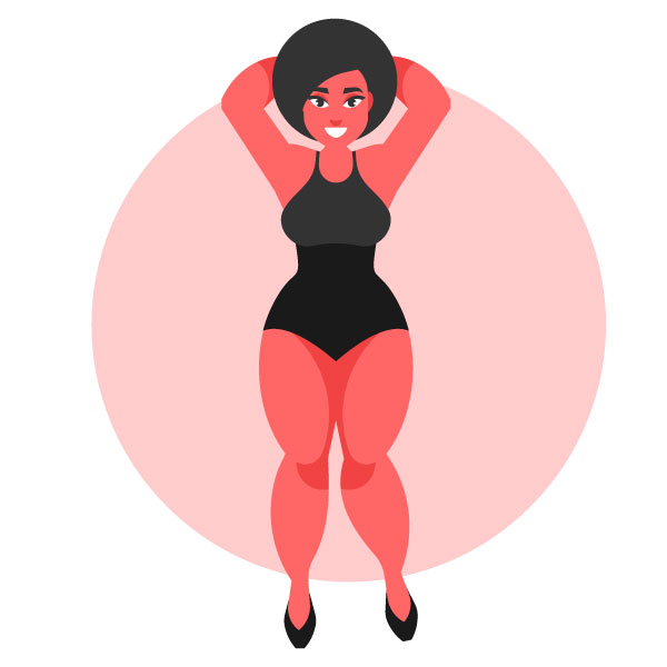 Modelo de talla grande