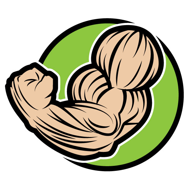 Músculos fuertes en los brazos