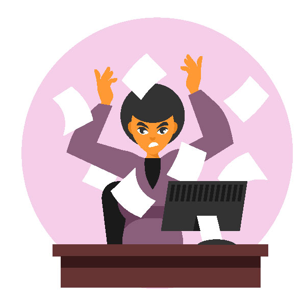 Concepto de estrés en el trabajo