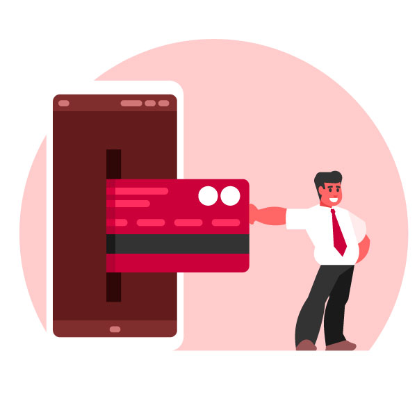 Concepto de pago inteligente