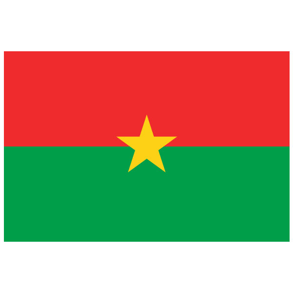 Bandera de Burkina Faso