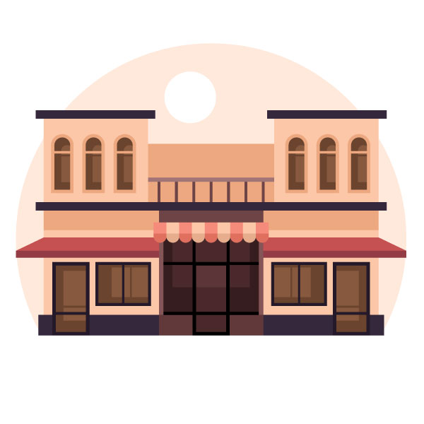 Tienda vista desde la calle