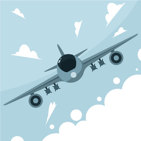 Bomber-Militärflugzeuge