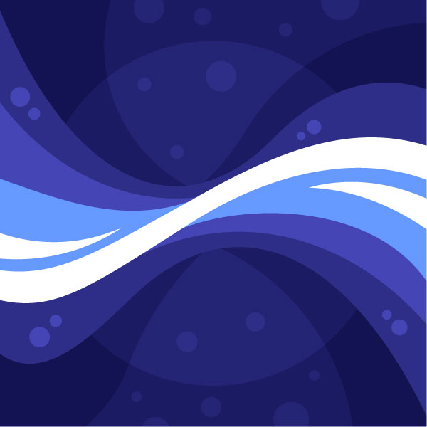 Abstrakter blauer wellenförmiger Hintergrund