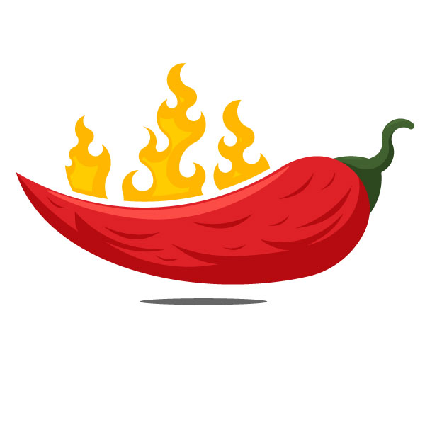 Sehr scharfe Chilischoten