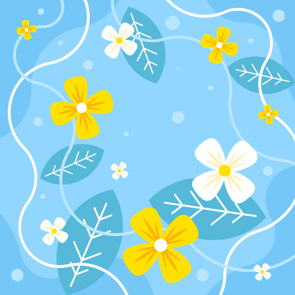 Hintergrund des Blumendesigns