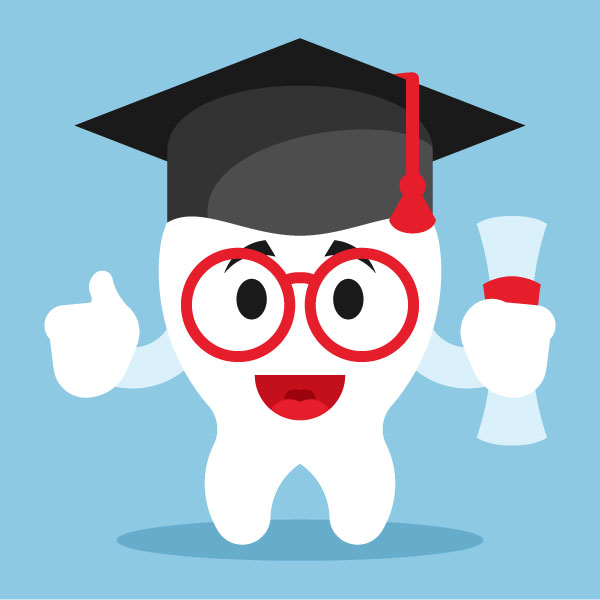 Zahn Charakter Absolvent