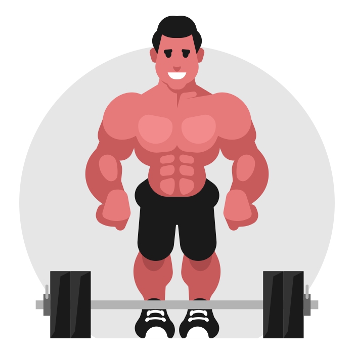 Ejercicios de culturista con barra