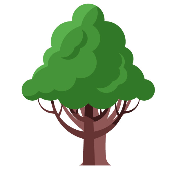 Ein grüner Baum
