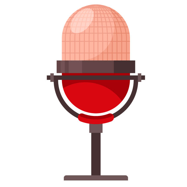 Retro-Mikrofon
