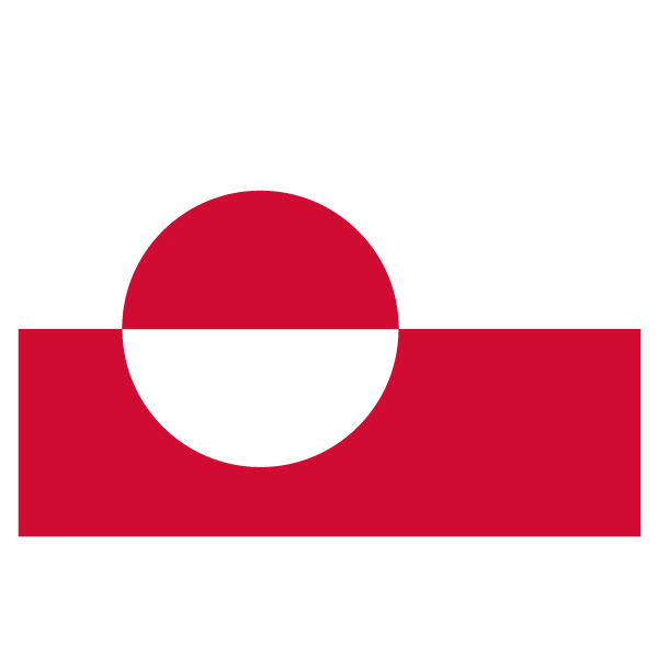 Flagge von Grönland