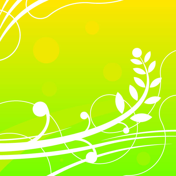 Grün gelber Blumenhintergrund