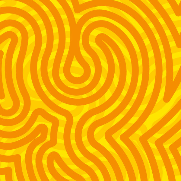 Patrón ondulado hipnótico
