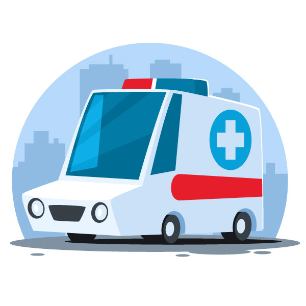 Transportfahrzeug für Krankenwagen