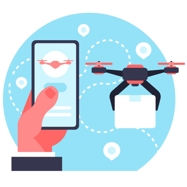 Drohnenlieferungstechnologie