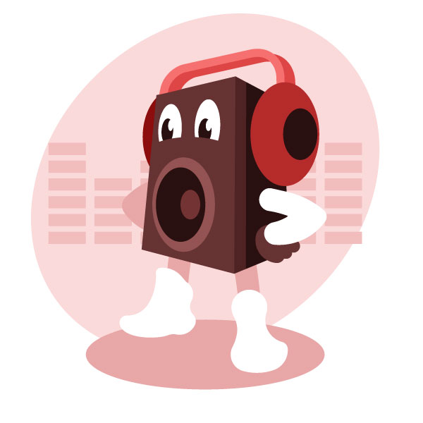 Musikspalten-Charakter