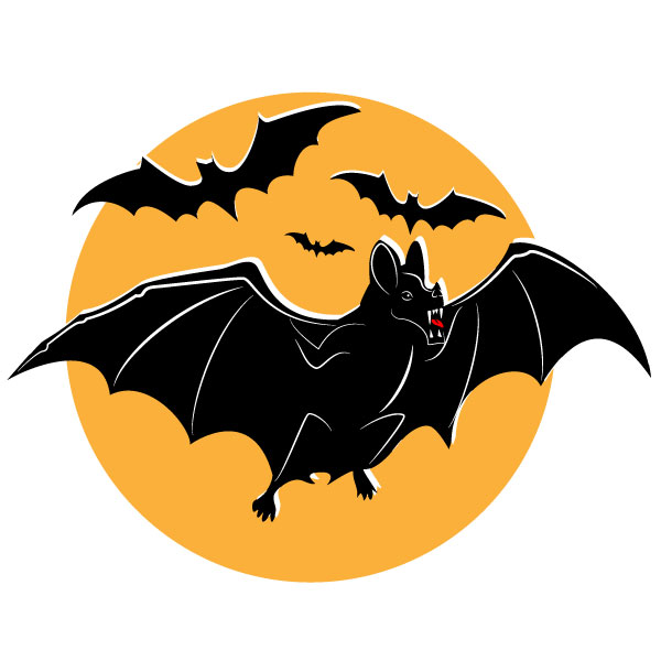 Murciélagos volando